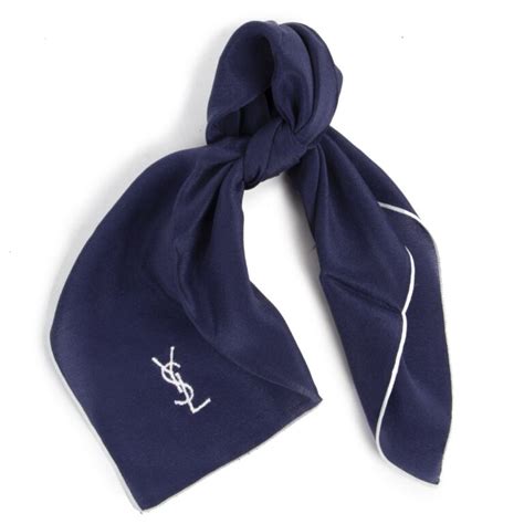 ysl scarf label